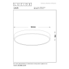 Lucide LED Plafondlamp | Ø 39.5 cm | Unar | | 2700K | 3-staps dimbaar | Goud | 24W LLU20541 - 7
