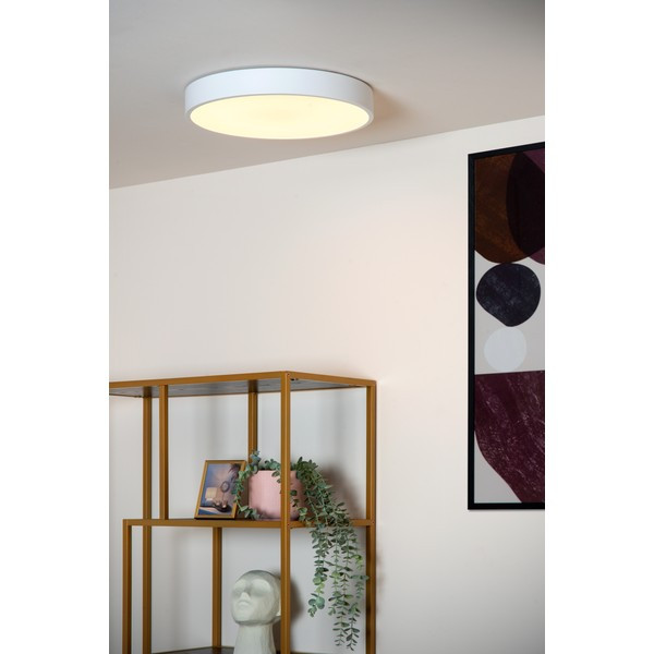 Lucide LED Plafondlamp | Ø 39.5 cm | Unar | | 2700K | 3-staps dimbaar | Wit  | 24W LLU20542 - 5