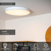 Lucide LED Plafondlamp | Ø 49.5 cm | Unar | | 2700K | 3-staps dimbaar | Wit | 36W LLU20545 - 2