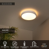 Lucide LED Plafondlamp met sensor | Ø 29.3 cm | Dasher  | 2700K | IP44 | Wit | 12W LLU20093 - 2