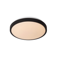 Lucide LED Plafondlamp met sensor | Ø 29.3 cm | Dasher | 2700K | IP44 | Zwart | 12W LLU20094