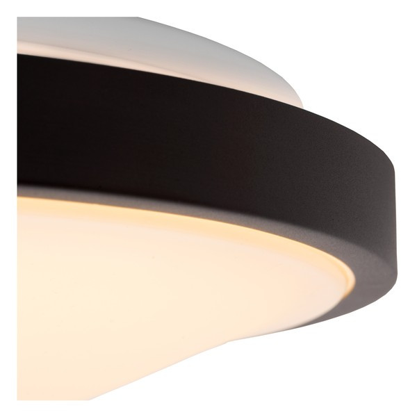 Lucide LED Plafondlamp met sensor | Ø 29.3 cm | Dasher | 2700K | IP44 | Zwart | 12W LLU20094 - 6