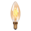 Lucide LED lamp E14 | Kaars C35 | Filament | Goud | 2200K | 3-staps dimbaar | 3W (20W) LLU20059 - 1
