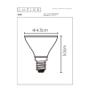 Lucide LED lamp E14 | Kogel G45 | Mat | 2700K | 3-staps dimbaar | 5W (45W) LLU20145 - 5