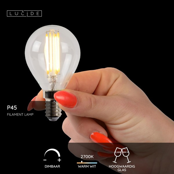 Lucide LED lamp E14 | Kogel P45 | Filament | 2700K | Dimbaar | 4W (40W) LLU20322 - 3