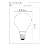 Lucide LED lamp E14 | Kogel P45 | Filament | 2700K | Dimbaar | 4W (40W) LLU20322 - 4