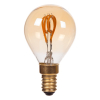 Lucide LED lamp E14 | Kogel P45 | Filament | Goud | 2200K | 3-staps dimbaar | 3W (20W) LLU20314 - 2