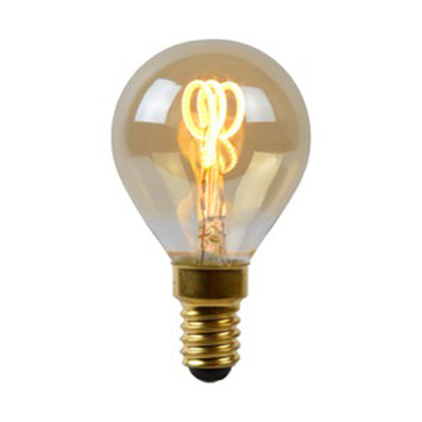 Lucide LED lamp E14 | Kogel P45 | Filament | Goud | 2200K | Dimbaar | 3W (25W) LLU20316 - 1