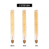 Lucide LED lamp E27 | Buis T32 | Filament | Goud | 2200K | 3-staps dimbaar | 4.9W (40W) LLU20394 - 4