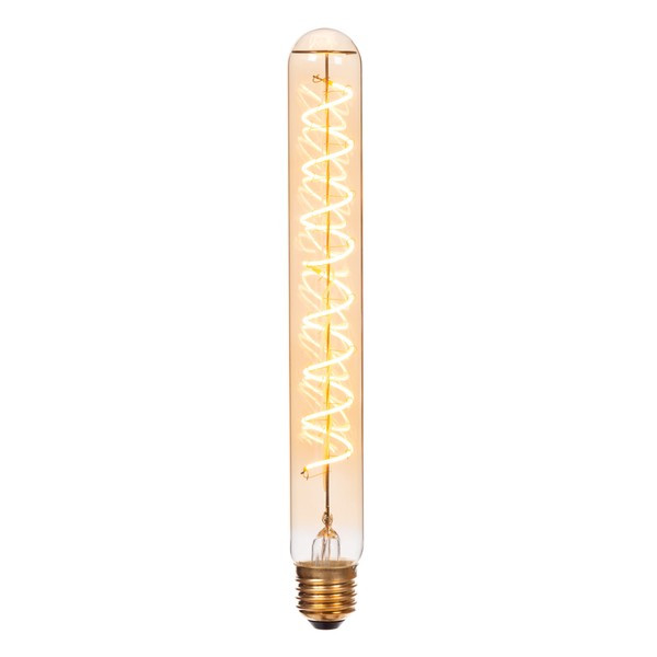 Lucide LED lamp E27 | Buis T32 | Filament | Goud | 2200K | 3-staps dimbaar | 4.9W (40W) LLU20396 - 1