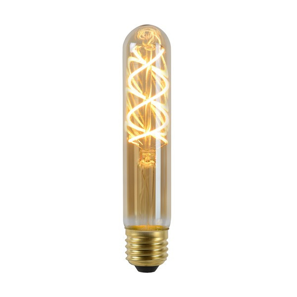 Lucide LED lamp E27 | Buis T32 | Filament | Goud | 2200K | Dimbaar | 4.9W (40W) LLU20392 - 1