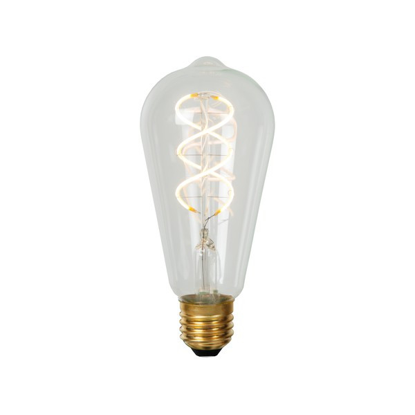 Lucide LED lamp E27 | Edison ST64 | Filament | 2700K | Dimbaar | 4.9W (40W) LLU20380 - 1