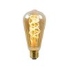 Lucide LED lamp E27 | Edison ST64 | Filament | Goud | 2200K | Dimbaar | 4.9W (40W) LLU20378 - 1