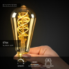 Lucide LED lamp E27 | Edison ST64 | Filament | Goud | 2200K | Dimbaar | 4.9W (40W) LLU20378 - 3