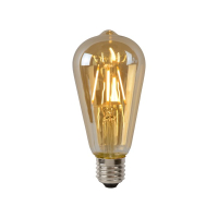 Lucide LED lamp E27 | Edison ST64 | Filament | Goud | 2700K | Dimbaar | 5W (60W) LLU20382