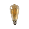 Lucide LED lamp E27 | Edison ST64 | Filament | Goud | 2700K | Dimbaar | 5W (60W) LLU20382 - 2