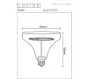 Lucide LED lamp E27 | GO150 | Filament | Goud | 2200K | Dimbaar | 4W (25W) LLU20172 - 3