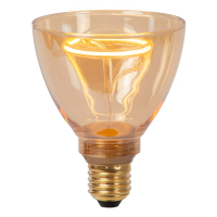 Lucide LED lamp E27 | GO90 | Filament | Goud | 2200K | Dimbaar | 3.5W (15W) LLU20174