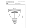 Lucide LED lamp E27 | GO90 | Filament | Goud | 2200K | Dimbaar | 3.5W (15W) LLU20174 - 3