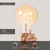 Lucide LED lamp E27 | Globe G125 | Filament | Goud | 2200K | 3-staps dimbaar | 4.9W (40W) LLU20125 - 3