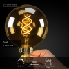 Lucide LED lamp E27 | Globe G125 | Filament | Goud | 2200K | Dimbaar | 4.9W (40W) LLU20127 - 3