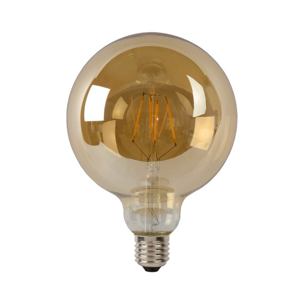 Lucide LED lamp E27 | Globe G125 | Filament | Goud | 2700K | Dimbaar | 8W (75W) LLU20131 - 2