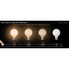 Lucide LED lamp E27 | Globe G80 | Mat | 2700K | 3-staps dimbaar | 8W (75W) LLU20149 - 5