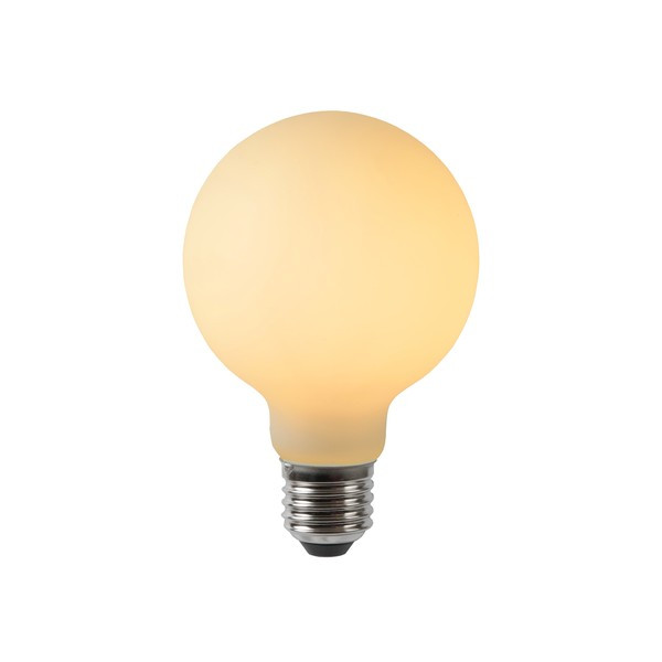 Lucide LED lamp E27 | Globe G80 | Mat | 2700K | Dimbaar | 4.9W (40W) LLU20151 - 1