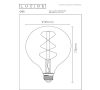 Lucide LED lamp E27 | Globe G95 | Filament | 2700K | Dimbaar | 4.9W (40W) LLU20161 - 4