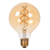 Lucide LED lamp E27 | Globe G95 | Filament | Goud | 2200K | 3-staps dimbaar | 4.9W (40W) LLU20157 - 2