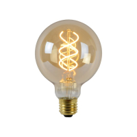 Lucide LED lamp E27 | Globe G95 | Filament | Goud | 2200K | Dimbaar | 4.9W (40W) LLU20159