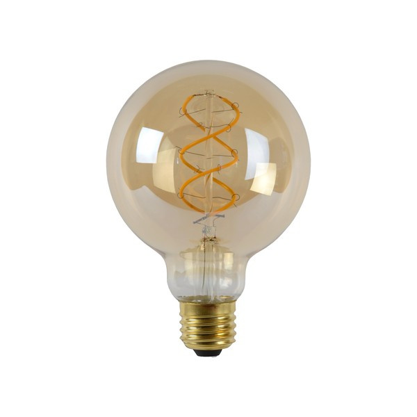 Lucide LED lamp E27 | Globe G95 | Filament | Goud | 2200K | Dimbaar | 4.9W (40W) LLU20159 - 2