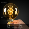Lucide LED lamp E27 | Globe G95 | Filament | Goud | 2200K | Dimbaar | 4.9W (40W) LLU20159 - 3