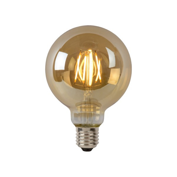 Lucide LED lamp E27 | Globe G95 | Filament | Goud | 2700K | Dimbaar | 5W (60W) LLU20163 - 1