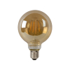 Lucide LED lamp E27 | Globe G95 | Filament | Goud | 2700K | Dimbaar | 5W (60W) LLU20163 - 2