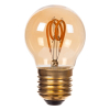 Lucide LED lamp E27 | Kogel G45 | Filament | Goud | 2200K | 3-staps dimbaar | 3W (20W) LLU20135 - 2