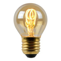 Lucide LED lamp E27 | Kogel G45 | Filament | Goud | 2200K | Dimbaar | 3W (25W) LLU20137