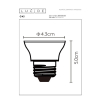 Lucide LED lamp E27 | Kogel G45 | Mat | 2700K | 3-staps dimbaar | 5W (45W) LLU20147 - 5