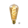 Lucide LED lamp E27 met sensor | Edison ST64 | Filament | Goud | Schemer | 2200K | 4W (40W) LLU20384 - 1