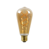 Lucide LED lamp E27 met sensor | Edison ST64 | Filament | Goud | Schemer | 2200K | 4W (40W) LLU20384 - 2