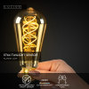 Lucide LED lamp E27 met sensor | Edison ST64 | Filament | Goud | Schemer | 2200K | 4W (40W) LLU20384 - 3