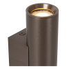 Lucide Led wandspot | Cilinder | Dupla | IP20 | Coffee | 2x GU10 fitting LLU20107 - 4