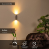 Lucide Led wandspot | Cilinder | Dupla | IP20 | Gun Metal | 2x GU10 fitting LLU20106 - 5
