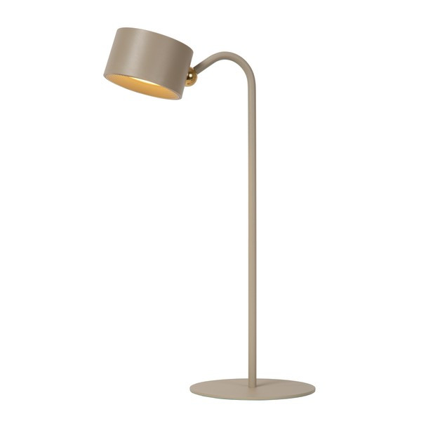 Oplaadbare Bureaulamp/Klemlamp/Wandlamp | Jolan | 2700-5700K | Dimbaar | 3.5W | Taupe LLU20211 - 2