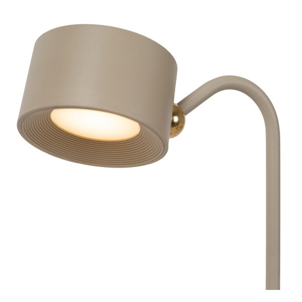 Oplaadbare Bureaulamp/Klemlamp/Wandlamp | Jolan | 2700-5700K | Dimbaar | 3.5W | Taupe LLU20211 - 3
