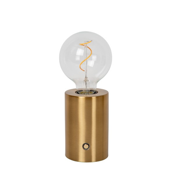 Oplaadbare tafellamp | Cilinder | 2700K | Ø 8 x 22.5 cm | Dimbaar | Goud | 1W LLU20550 - 3