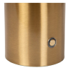 Oplaadbare tafellamp | Cilinder | 2700K | Ø 8 x 22.5 cm | Dimbaar | Goud | 1W LLU20550 - 5