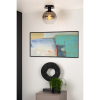 Lucide Plafondlamp E27 | Ø 20 | Marius | Glas | Zwart LLU20265 - 4