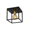 Lucide Plafondlamp E27 | 22 x 22 cm | Ruben | Zwart LLU20352 - 1