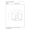 Lucide Plafondlamp E27 | 22 x 22 cm | Ruben | Zwart LLU20352 - 4
